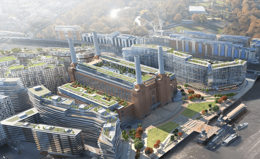 Battersea Power Station- Temporary site services