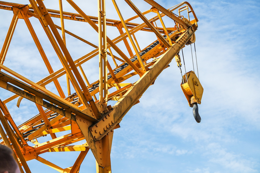 Yellow crane