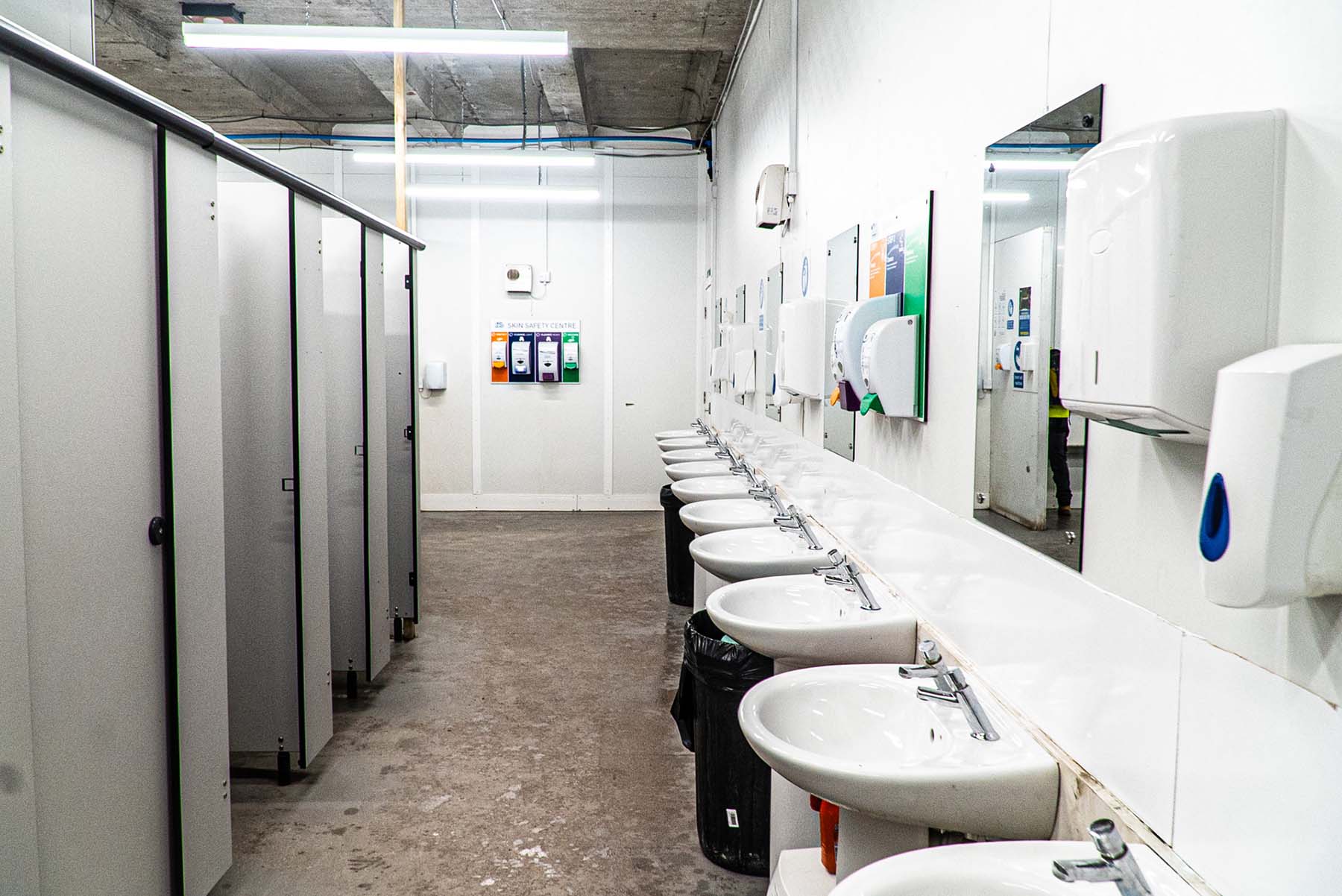 temporary site bathroom