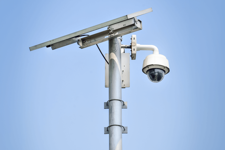 solar powered mobile cctv camera