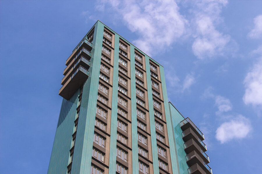 Securing sites safely for re-cladding