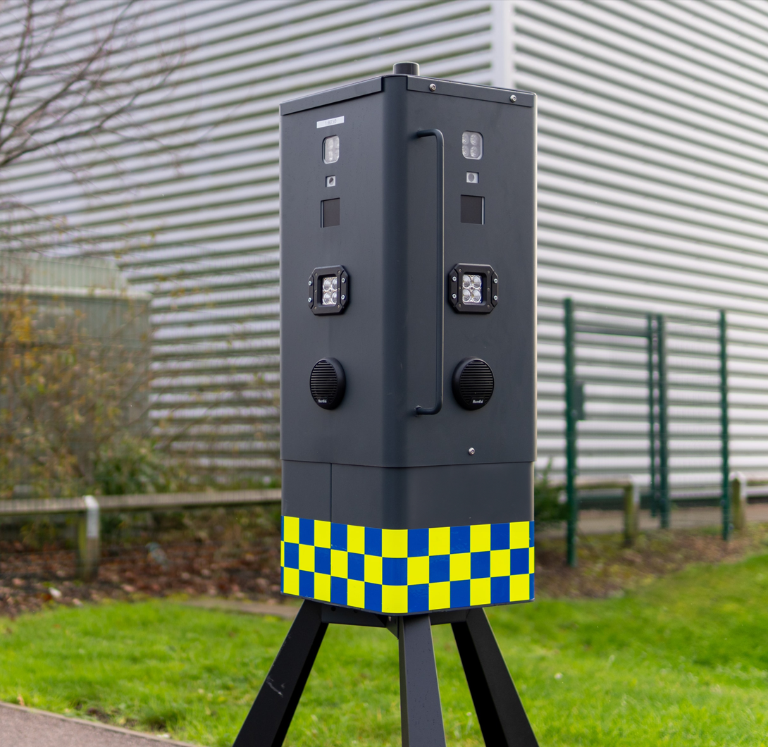 Solar camera on site